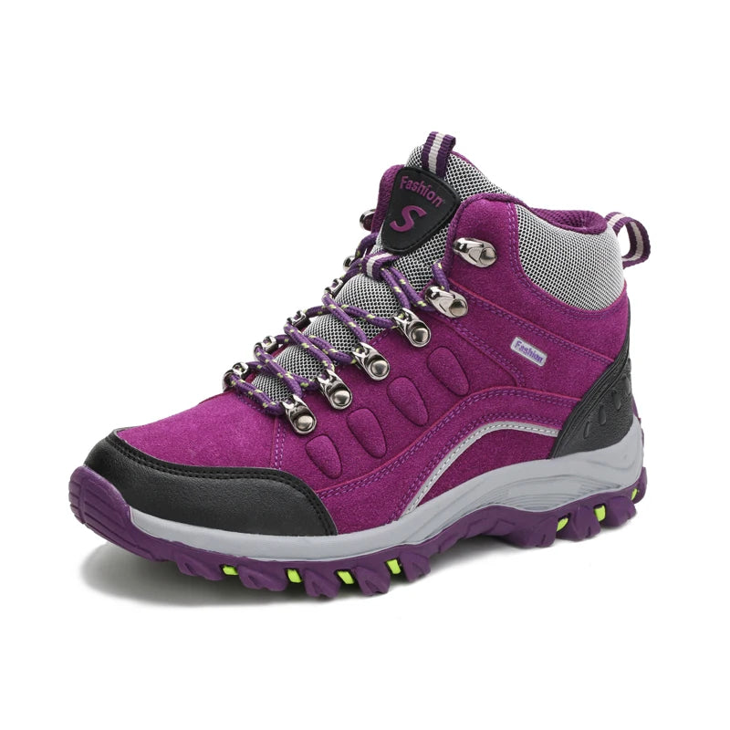 Scarpe Trekking Da Donna All Aperto Con Alta Imbottitura Antiscivolo Sneaker Casual Da Arrampicata