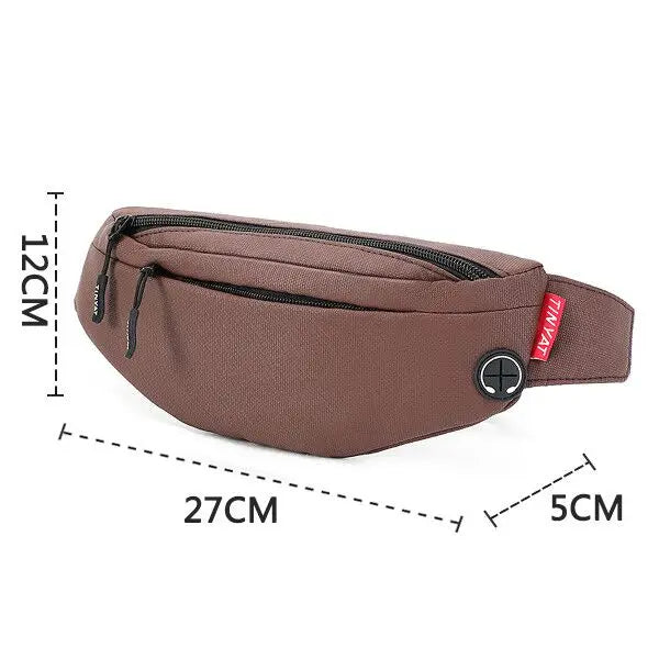 Marsupio Da Uomo Borsa Da Viaggio Cintura Per Telefono Grande Casual Fanny Banana Bag Tasche Sui Fianchi