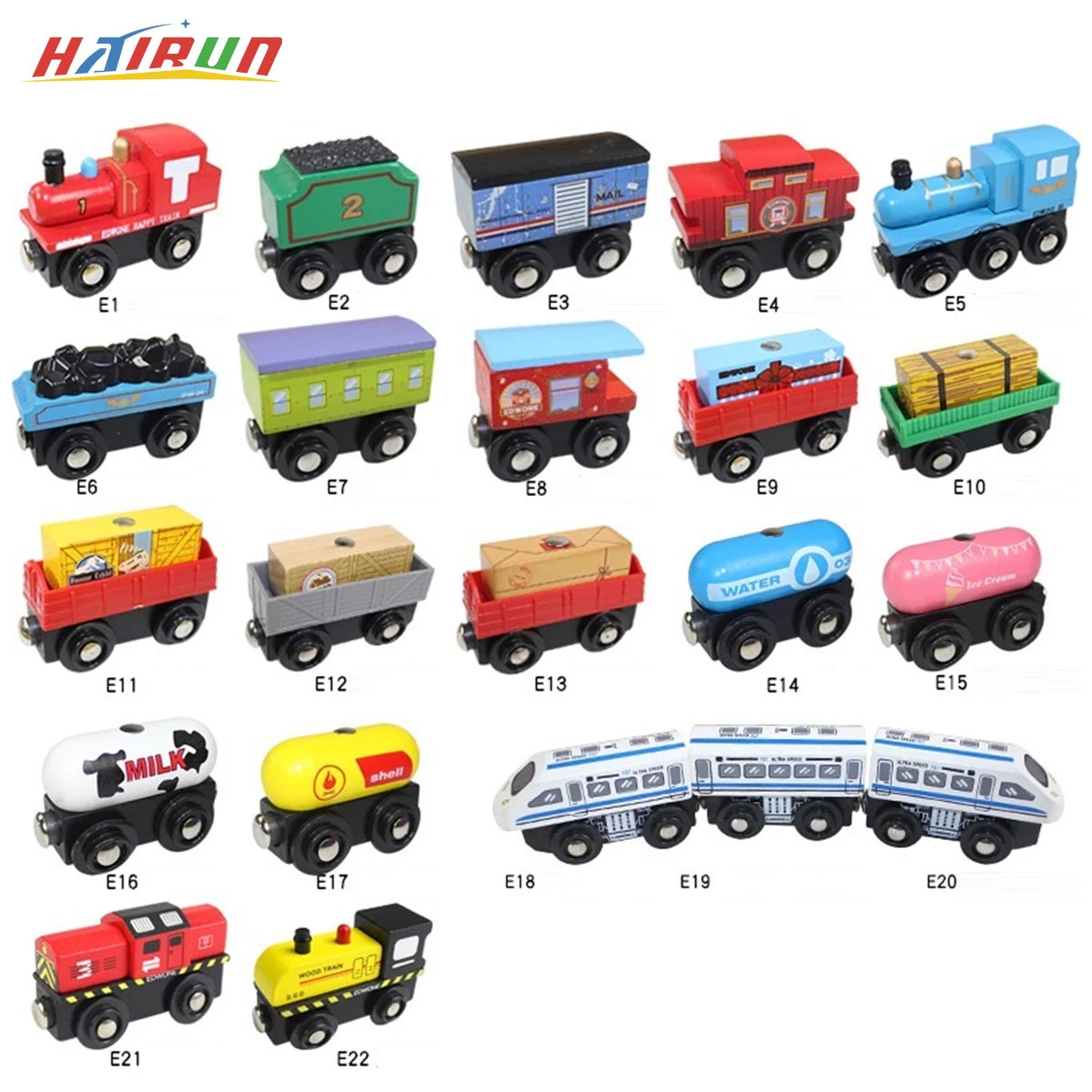 Treno Magnetico in Legno per Bambini Locomotiva con Binari Giochi Educativi Regalo di Compleanno