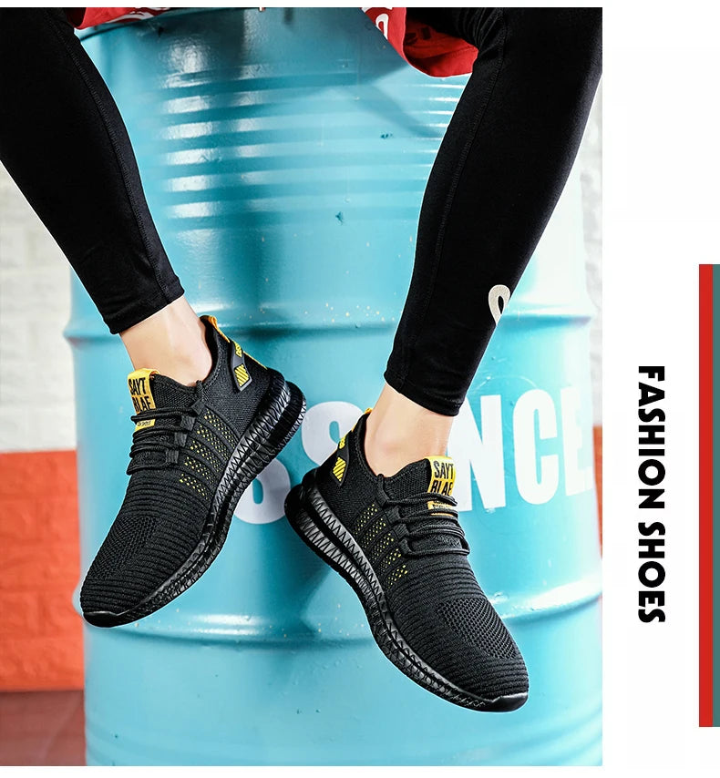 Scarpe Da Ginnastica Alla Moda Da Uomo Leggere Traspiranti Scarpe Da Passeggio Stringate Casual Calzature Maschili