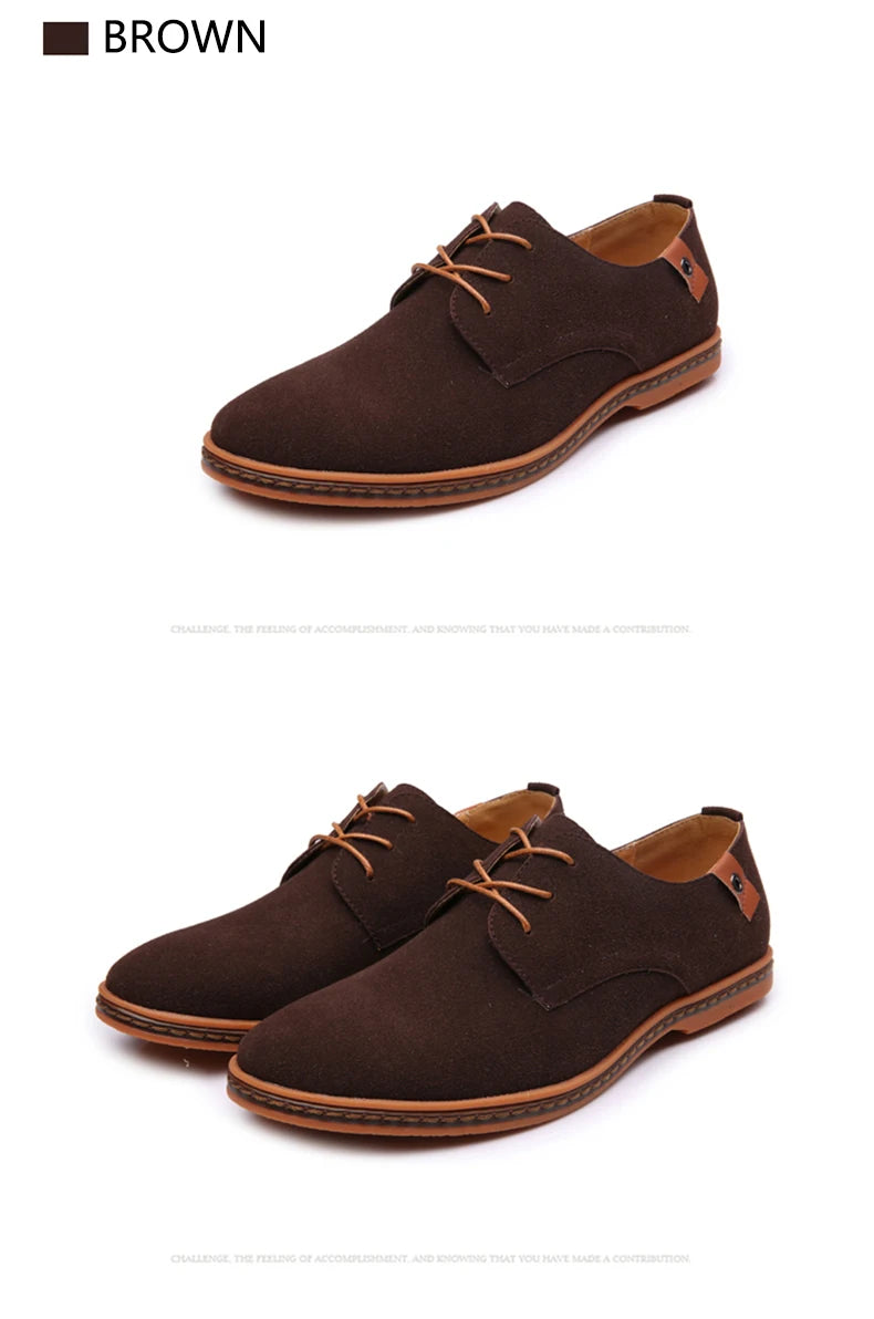 Scarpe Da Uomo In Pelle Scamosciata Primaverili Oxford E Sneakers Classiche Scarpe Eleganti Comode Grandi Misure 2025