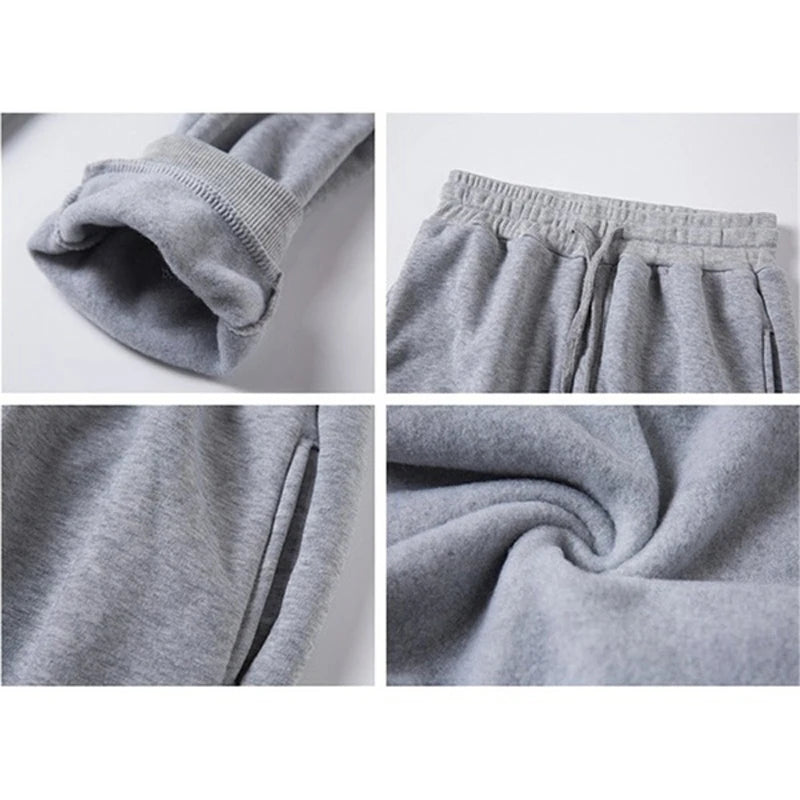 Tuta Sportiva Da Uomo Tinta Unita Felpa Con Cappuccio E Pantaloni Jogging Alta Qualità Casual Quotidiana