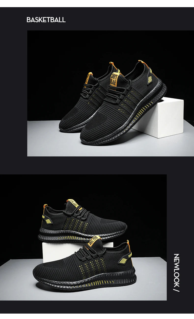 Scarpe Da Ginnastica Alla Moda Da Uomo Leggere Traspiranti Scarpe Da Passeggio Stringate Casual Calzature Maschili