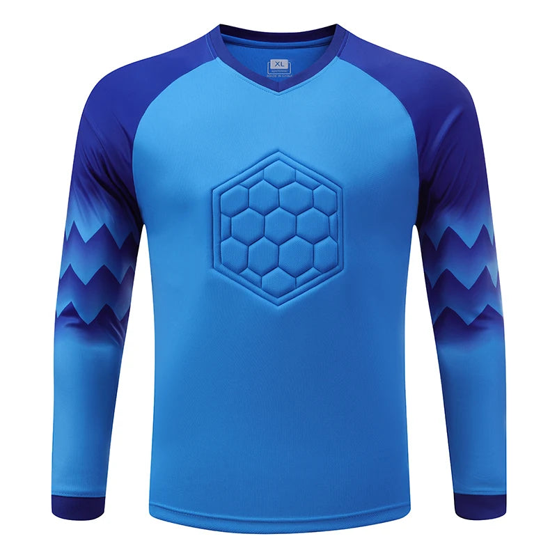 Nuova Uniforme Da Calcio Allenamento Uomo Portiere Maglia Da Calcio Per Bambini Set Pantaloni Protettivi In Poliestere