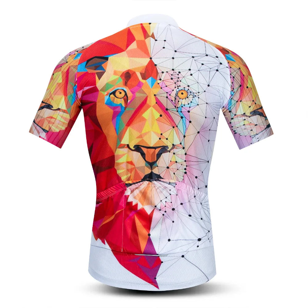 Maglia Ciclismo Estiva Uomo Traspirante A Maniche Corte Con Tasche Per Mountain Bike