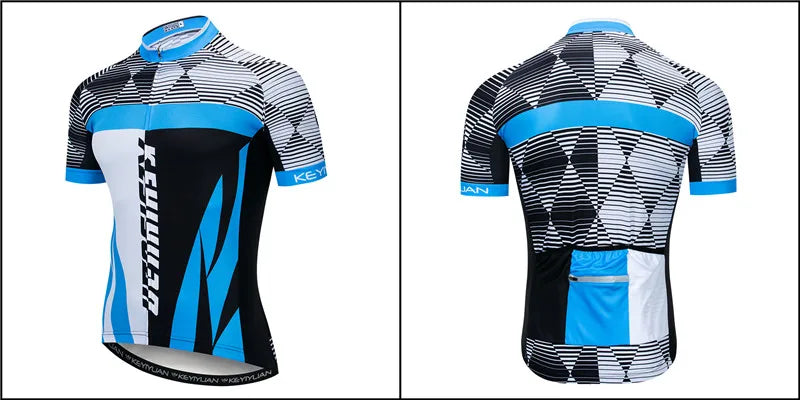 Keyiyuan Maglia Ciclismo Uomo Maniche Corte Estate Per Gara Triathlon MTB Abbigliamento Sportivo Bici