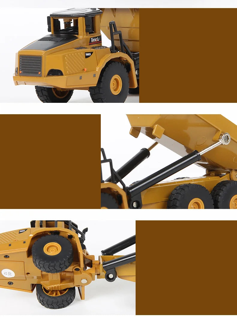 Set Veicoli Da Costruzione In Metallo Scala 1 50 Autocarro Con Cassone Escavatore Trattore Per Appassionati Di Costruzioni