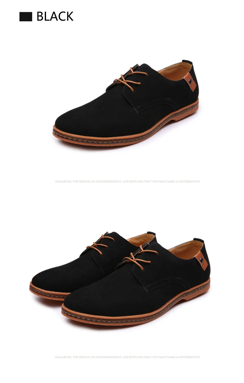Scarpe Da Uomo In Pelle Scamosciata Primaverili Oxford E Sneakers Classiche Scarpe Eleganti Comode Grandi Misure 2025