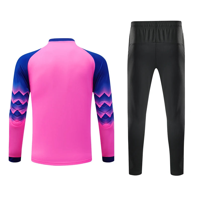 Nuova Uniforme Da Calcio Allenamento Uomo Portiere Maglia Da Calcio Per Bambini Set Pantaloni Protettivi In Poliestere