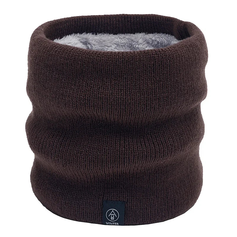 Sciarpa Unisex Inverno Autunno Calda Morbida In Panno Fascia Collo Bandana 25x21 Cm