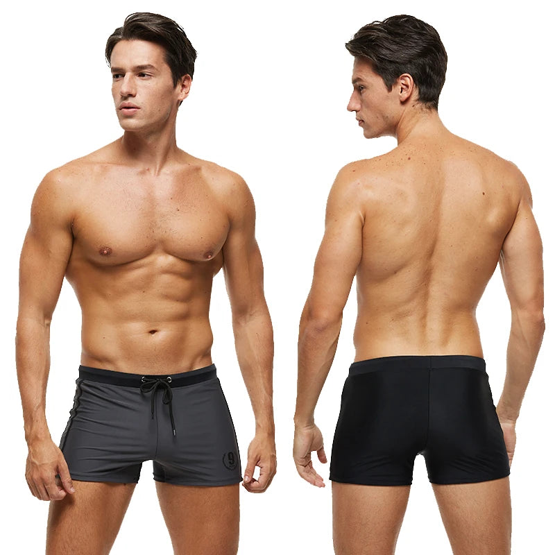 Datifer 2025 Costume da Bagno Uomo Bikini in Nylon Spandex Aderente Monocromatico Comfort