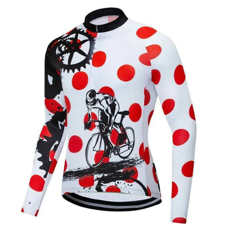 Maglia Da Ciclismo MTB Con Protezione Solare Uomo Traspirante A Maniche Lunghe Con Tasche