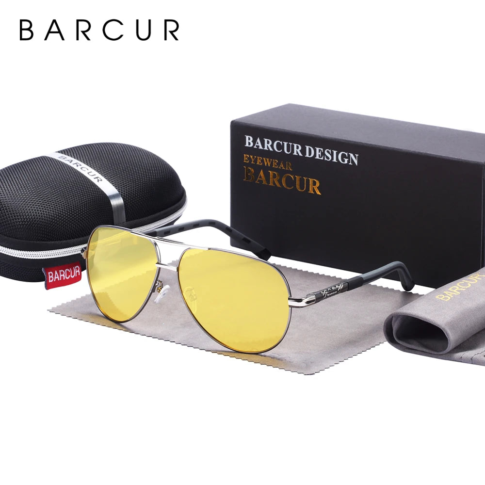 Occhiali Da Sole BARCUR Polarizzati UV400 In Alluminio Vintage Per Uomo E Donna Guidatori Eleganti