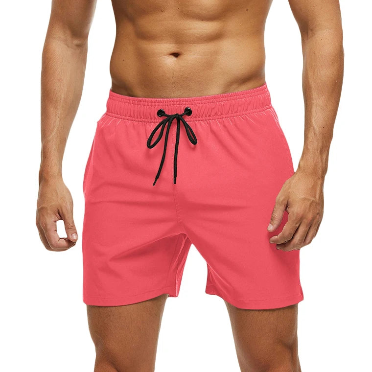 Costume Elasticizzato Uomo Escatch 2025 Pantaloncini Da Spiaggia Ad Asciugatura Rapida Tasche Cerniera Fodera Rete