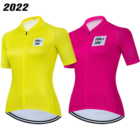 Maglie Ciclismo Donna Raudax 2026 Estive Traspiranti Abbigliamento MTB Maniche Corte Con Tasche