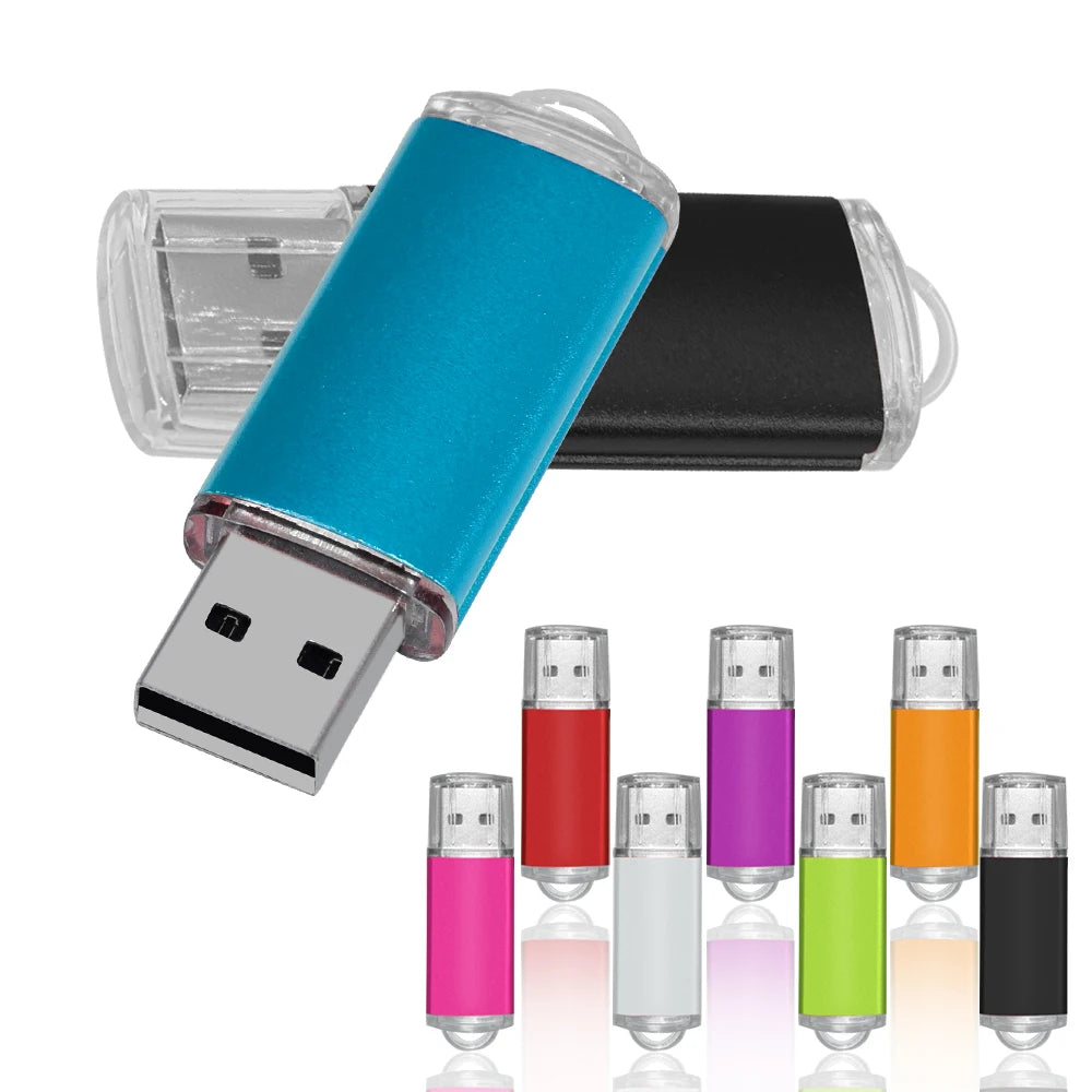 Chiavetta USB Colorata Alta Velocità In Metallo Pendrive Da 1GB 16GB 32GB 64GB Memoria USB Regalo Fotografia