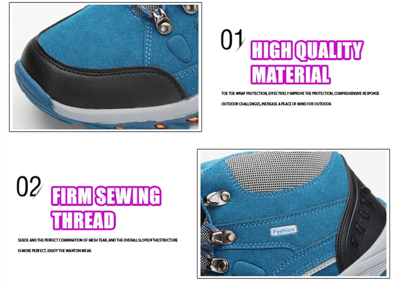Scarpe Trekking Da Donna All Aperto Con Alta Imbottitura Antiscivolo Sneaker Casual Da Arrampicata