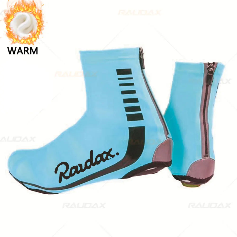 Copriscarpe Termici Invernali Raudax Antivento Per MTB Strada Equitazione All Aperto
