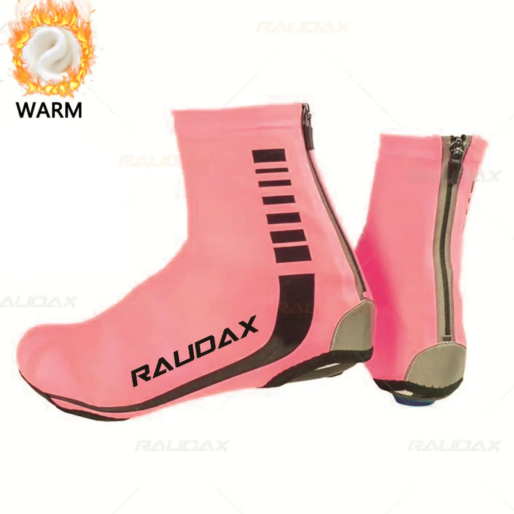 Copriscarpe Termici Invernali Raudax Antivento Per MTB Strada Equitazione All Aperto