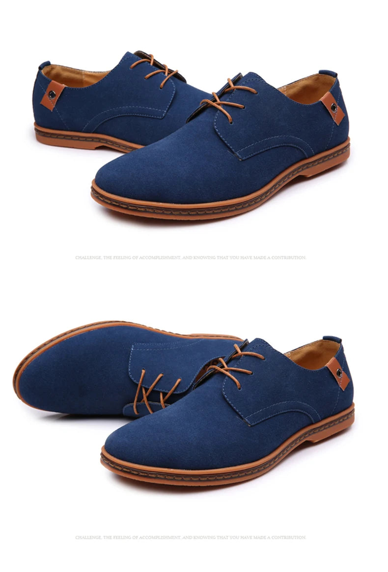 Scarpe Da Uomo In Pelle Scamosciata Primaverili Oxford E Sneakers Classiche Scarpe Eleganti Comode Grandi Misure 2025