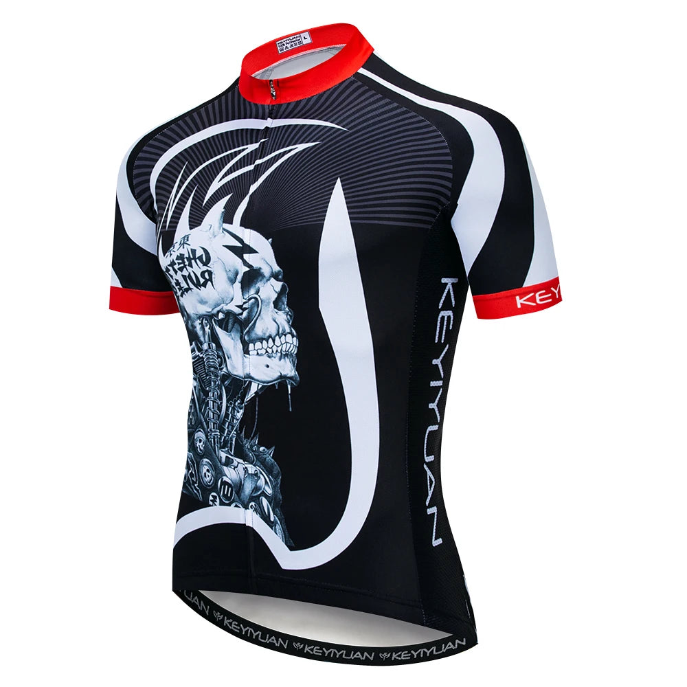 Keyiyuan Maglia Ciclismo Uomo Maniche Corte Estate Per Gara Triathlon MTB Abbigliamento Sportivo Bici