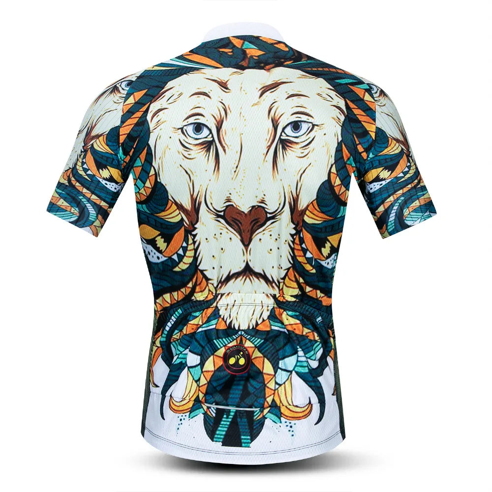 Maglia Ciclismo Estiva Uomo Traspirante A Maniche Corte Con Tasche Per Mountain Bike