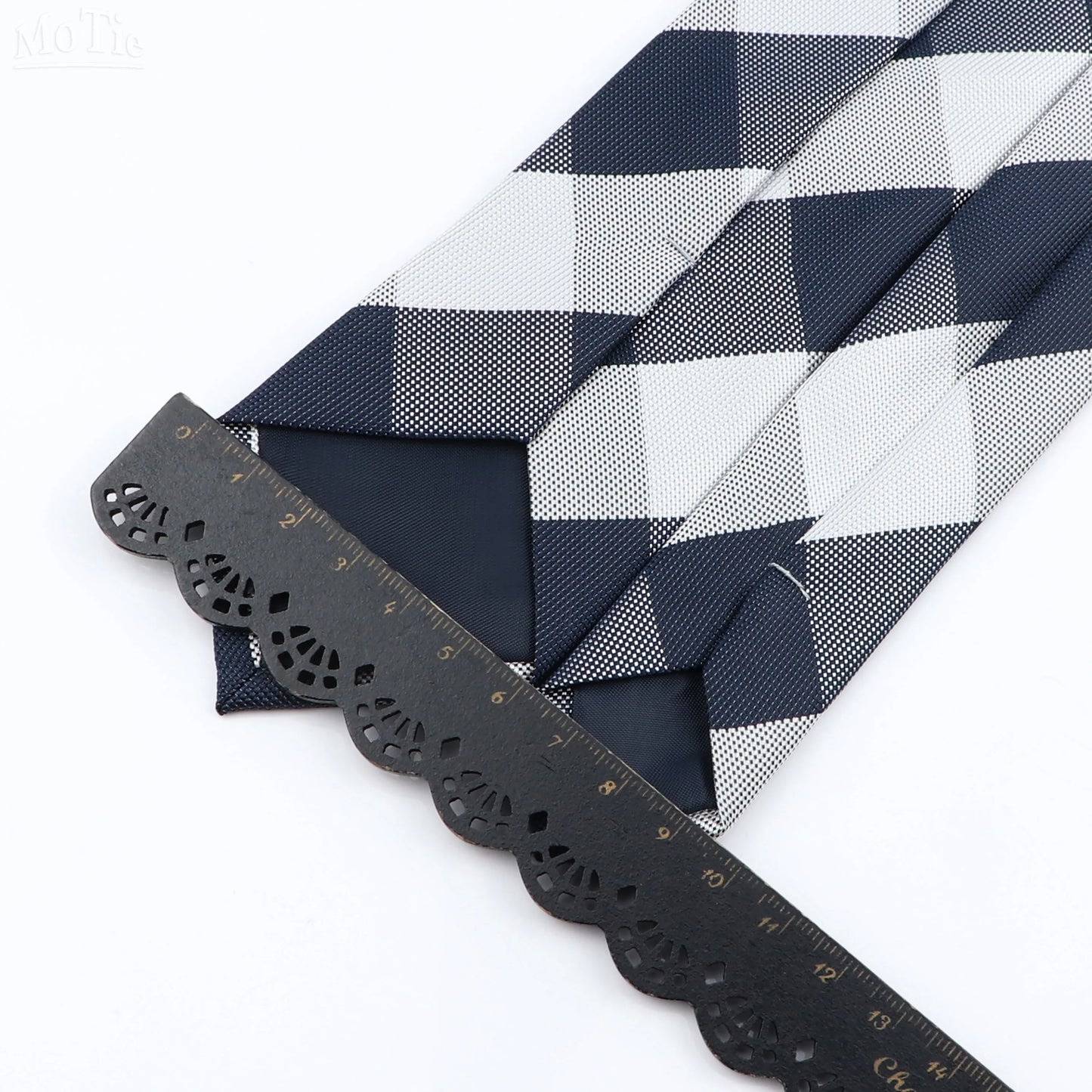 Nuova Cravatta Scozzese Jacquard Da 6 Cm Per Uomo Classiche A Quadri In Poliestere