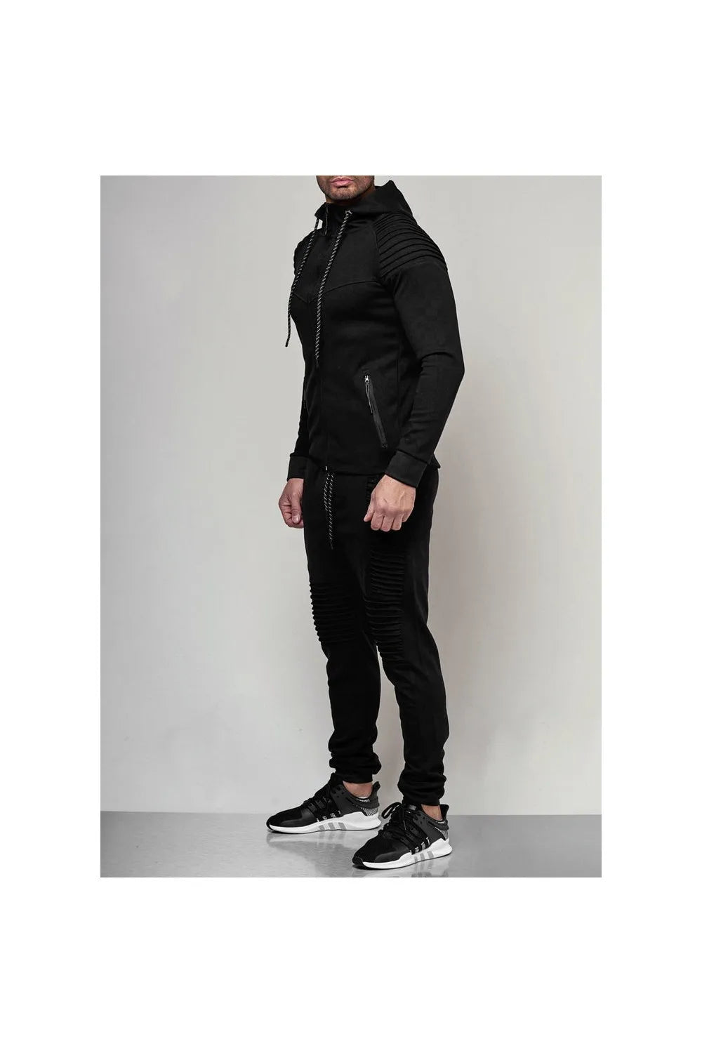 Due Pezzi Tuta Da Corsa Uomo Felpa Collo A O Pantaloni Sportivi Camouflage Leggera Per Allenamento All Aperto