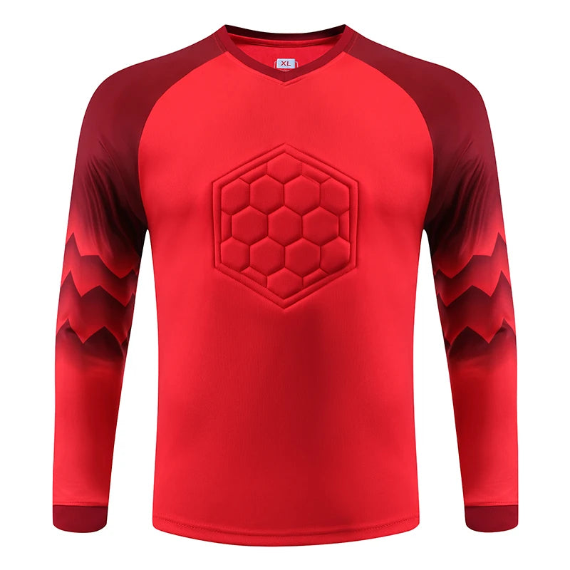 Nuova Uniforme Da Calcio Allenamento Uomo Portiere Maglia Da Calcio Per Bambini Set Pantaloni Protettivi In Poliestere