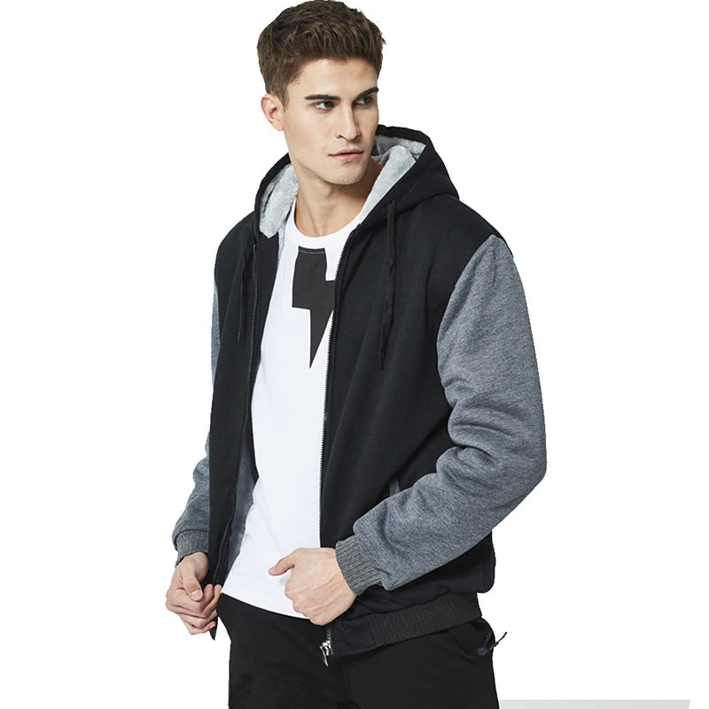 Giacca Invernale Da Uomo Camouflage Con Cappuccio In Pile A Manica Lunga Streetwear Abbigliamento Uomo