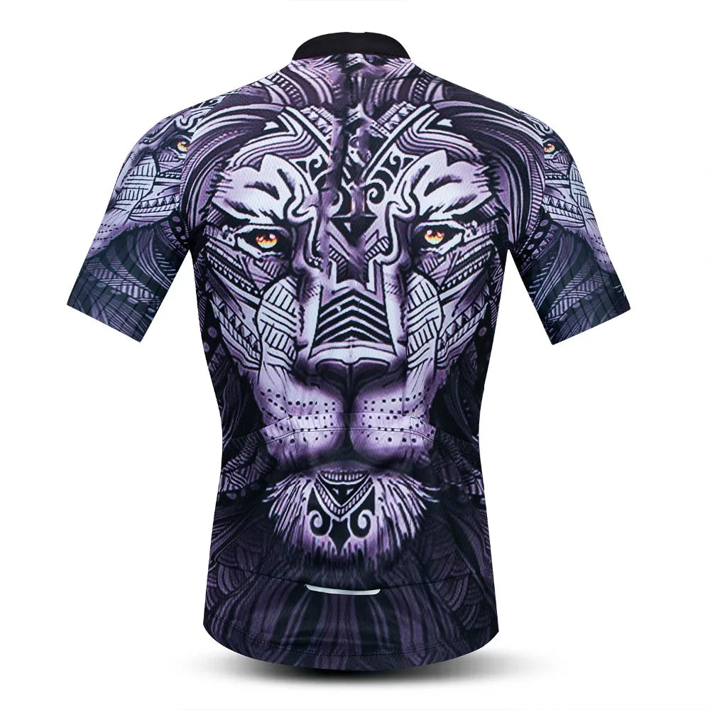 Maglia Ciclismo Estiva Uomo Traspirante A Maniche Corte Con Tasche Per Mountain Bike