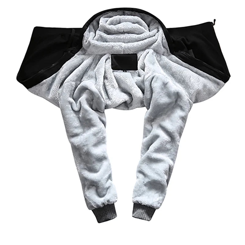 Giacca Invernale Da Uomo Camouflage Con Cappuccio In Pile A Manica Lunga Streetwear Abbigliamento Uomo