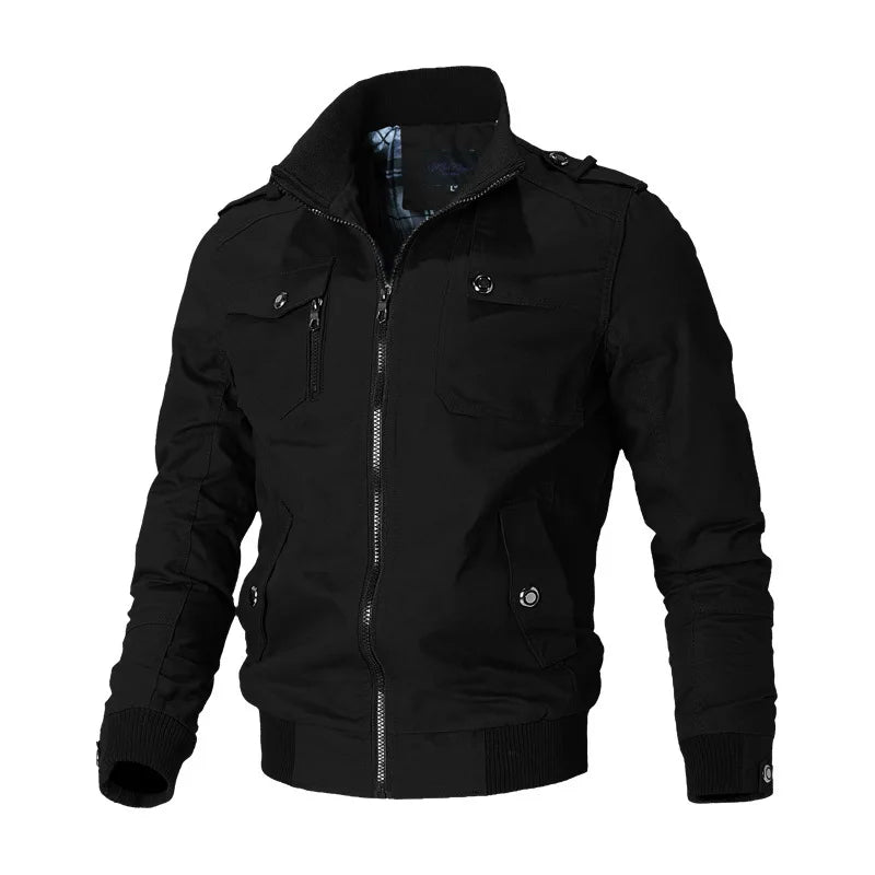 Giacca Bomber Da Uomo Moda Giacca A Vento Casual Cappotto Da Uomo Primavera Autunno Slim Capispalla Caldo