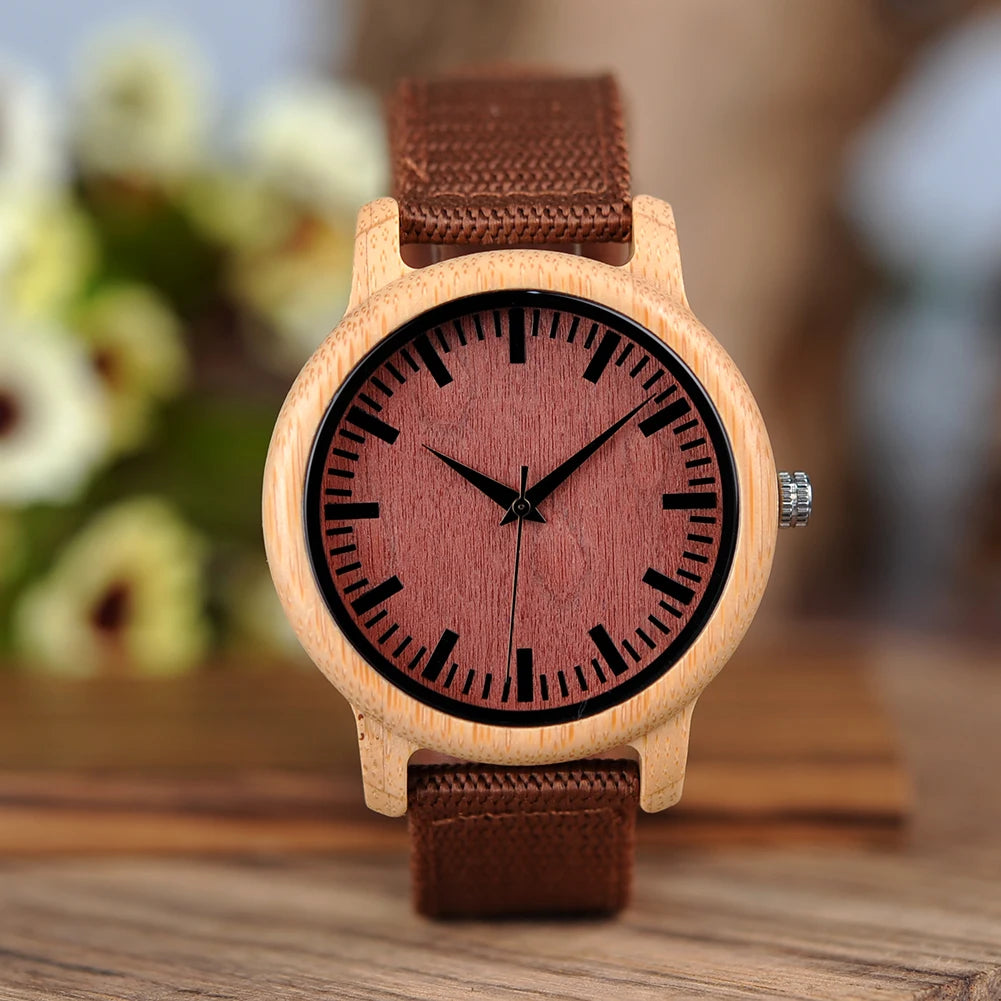 Orologio Da Polso In Legno Di Bambù Con Movimento Miyota E Logo Personalizzato OEM Design Brand Esclusivo