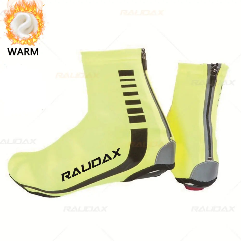 Copriscarpe Termici Invernali Raudax Antivento Per MTB Strada Equitazione All Aperto