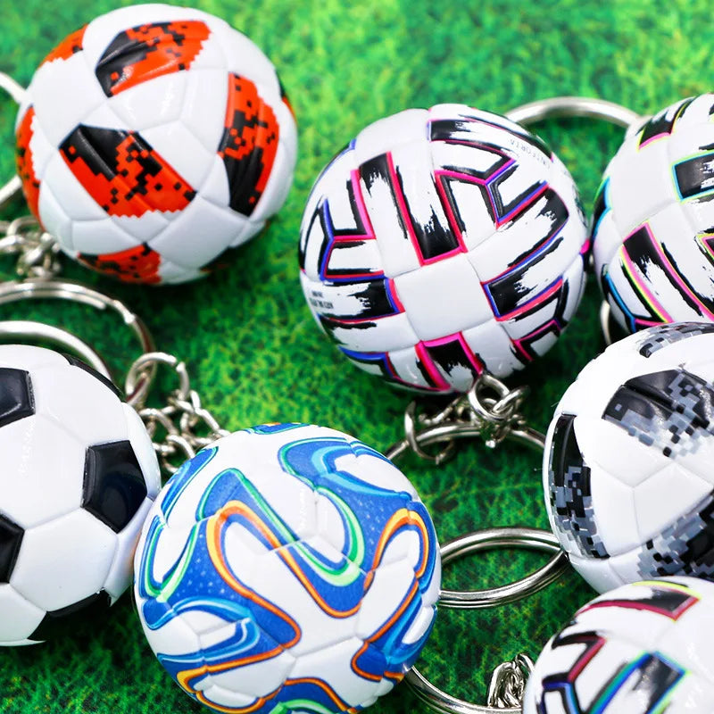 Ciondolo Portachiavi Calcio Souvenir Per Fan Regalo Piccolo Per Attività Scolastiche E Accessori Fai Da Te