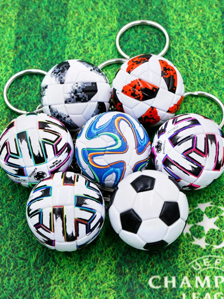 Ciondolo Portachiavi Calcio Souvenir Per Fan Regalo Piccolo Per Attività Scolastiche E Accessori Fai Da Te