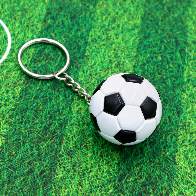 Ciondolo Portachiavi Calcio Souvenir Per Fan Regalo Piccolo Per Attività Scolastiche E Accessori Fai Da Te