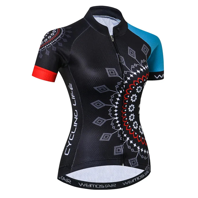 Maglia Da Ciclismo Da Donna Weimostar Estiva Manica Corta Pro Team MTB Abbigliamento Da Bici Maglia Maillot Ciclismo
