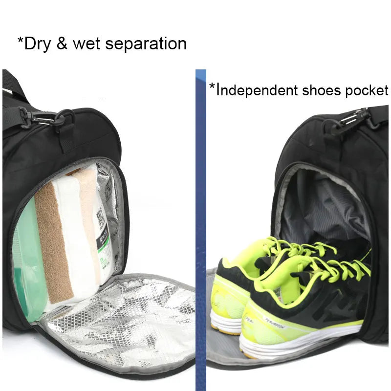 Borsa Palestra XL IX Plus Wet Dry Fitness Sacco Per Scarpe Yoga Viaggio Grande Capacità 36 55 Litri Uomo Donna
