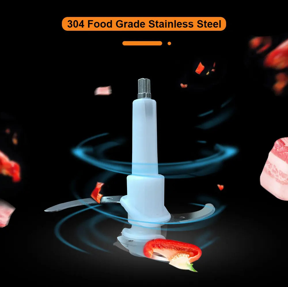 BioloMix Tritacarne 2 Velocità 500W In Acciaio Inossidabile Capacità 2L Robot Da Cucina Affettatrice 110V USA