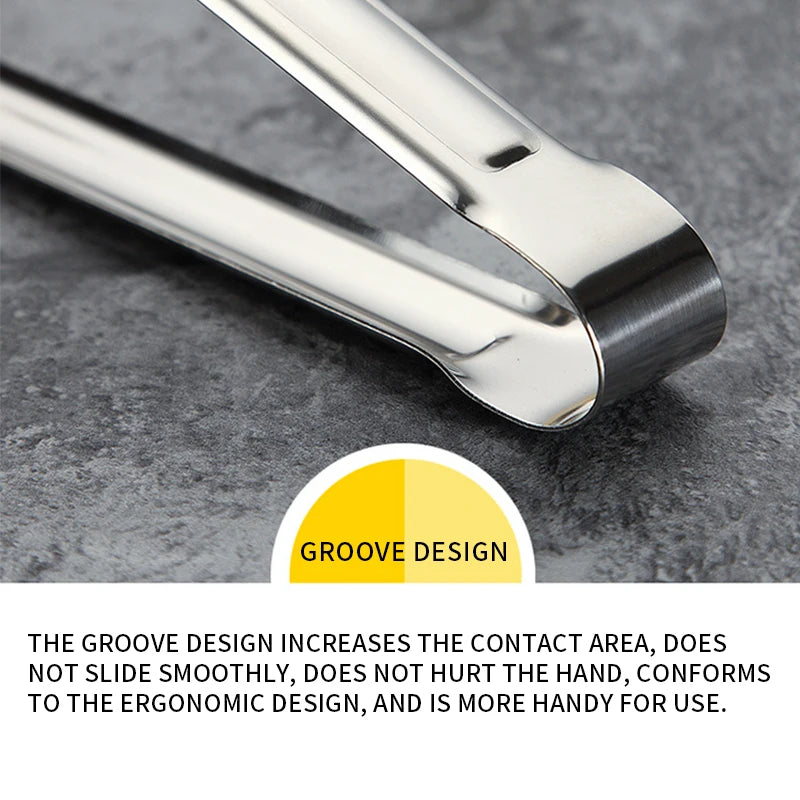 Pinze Per Alimenti In Acciaio Inox Utensili Da Cucina Per Buffet Clip Anticalore Per Pane Morsetto Pasticceria