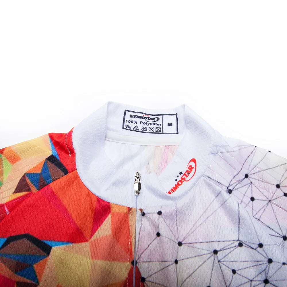 Maglia Ciclismo Estiva Uomo Traspirante A Maniche Corte Con Tasche Per Mountain Bike