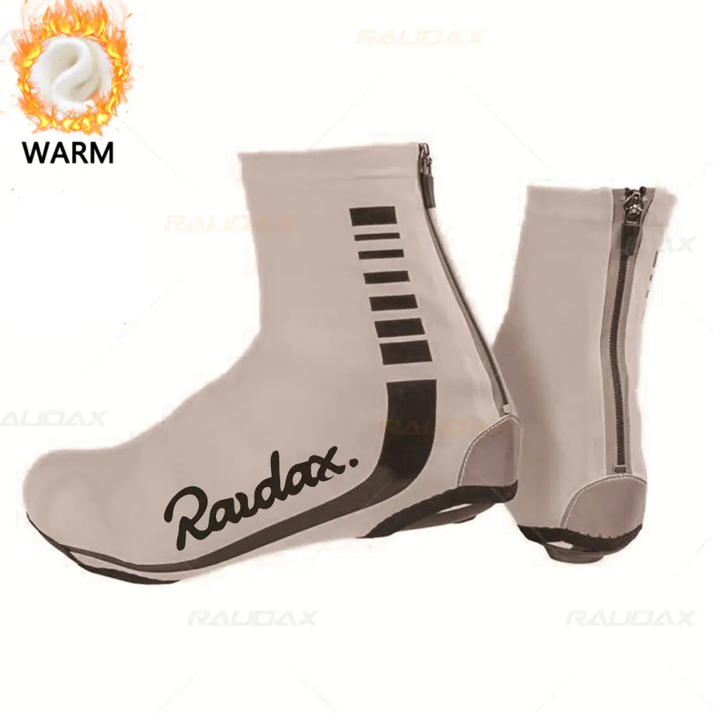 Copriscarpe Termici Invernali Raudax Antivento Per MTB Strada Equitazione All Aperto
