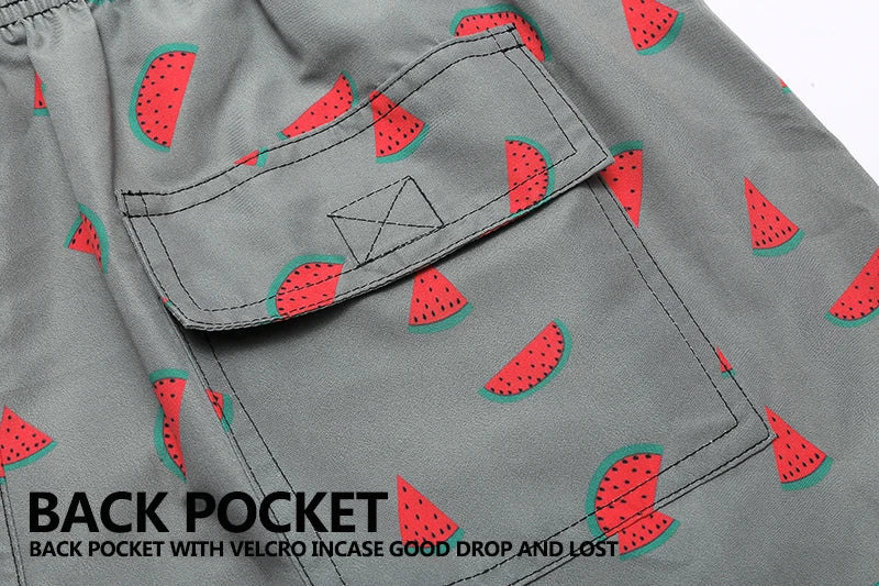 Pantaloncini Uomo Ad Asciugatura Rapida A Righe Verticali Traspiranti Con Fodera In Rete Taglie Forti Spiaggia Surf