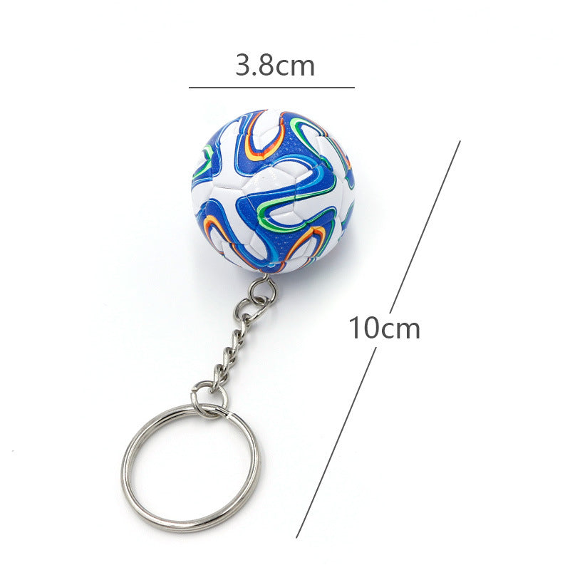 Ciondolo Portachiavi Calcio Souvenir Per Fan Regalo Piccolo Per Attività Scolastiche E Accessori Fai Da Te