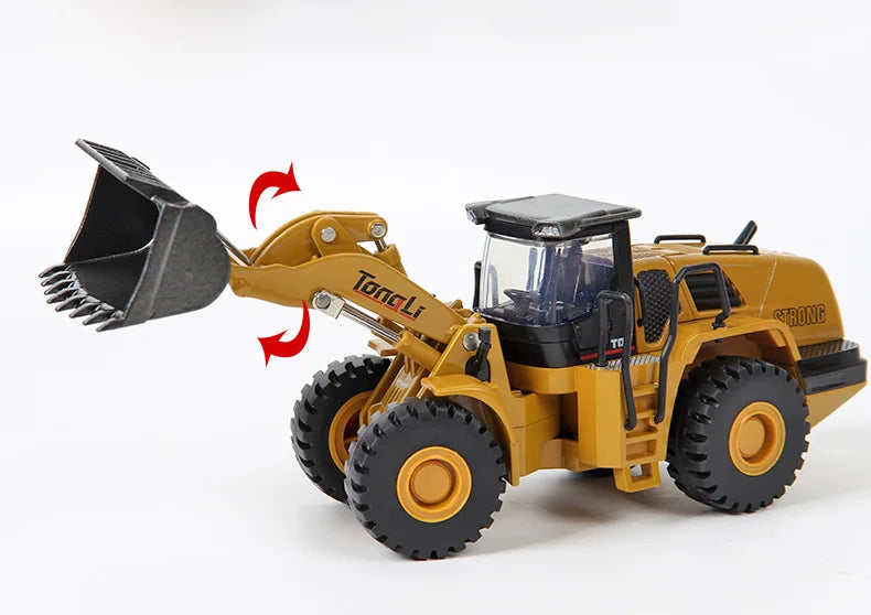 Set Veicoli Da Costruzione In Metallo Scala 1 50 Autocarro Con Cassone Escavatore Trattore Per Appassionati Di Costruzioni