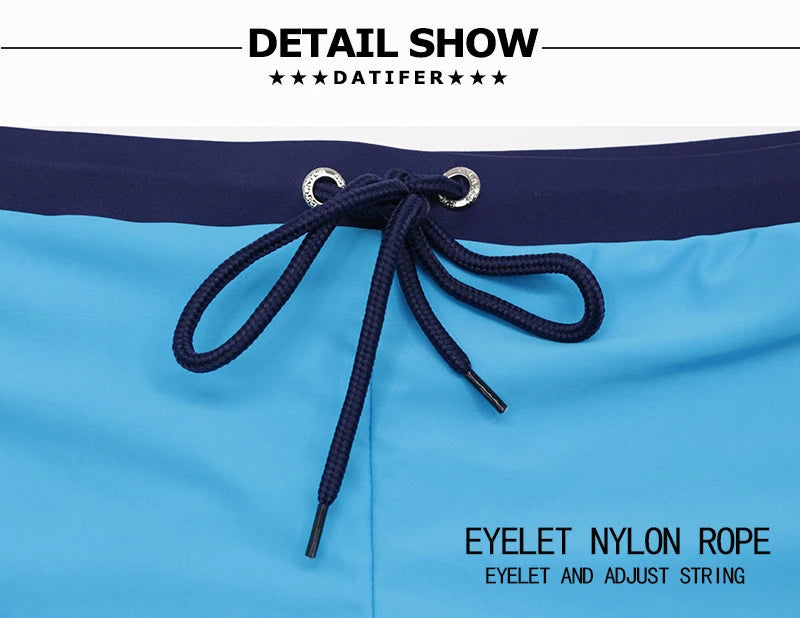 Datifer 2025 Costume da Bagno Uomo Bikini in Nylon Spandex Aderente Monocromatico Comfort