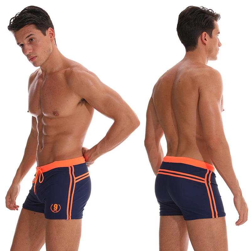 Datifer 2025 Costume da Bagno Uomo Bikini in Nylon Spandex Aderente Monocromatico Comfort