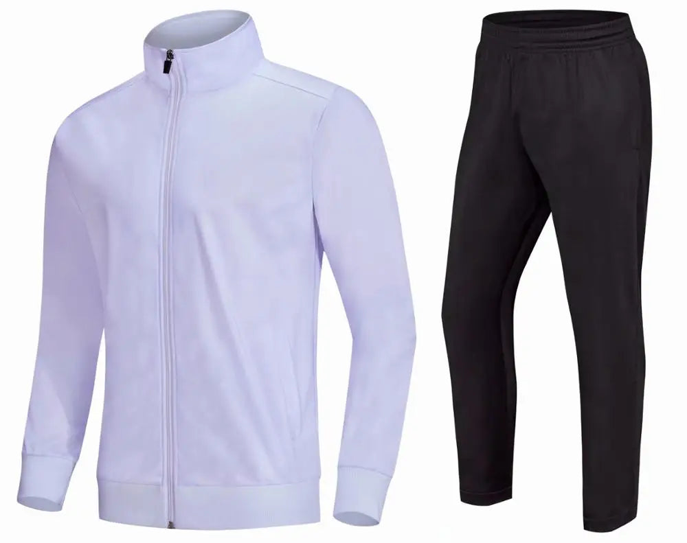 Inverno Velluto Jogging Set Con Giacca E Pantaloni Da Uomo Ragazzi Con Cappuccio Per Palestra Fitness Abbigliamento